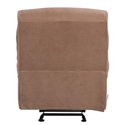 Sanie 1 Seater Fabric  Rocking Recliner   - Brown