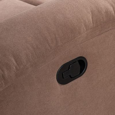 Sanie 1 Seater Fabric  Rocking Recliner   - Brown