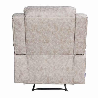 Dindo 1 Seater Fabric Manual Recliner W/ 8 Point Massage  - Grey