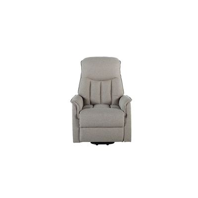 Danny 1 Seater Lift Chair w/ Electric Fabric Recliner - Brown