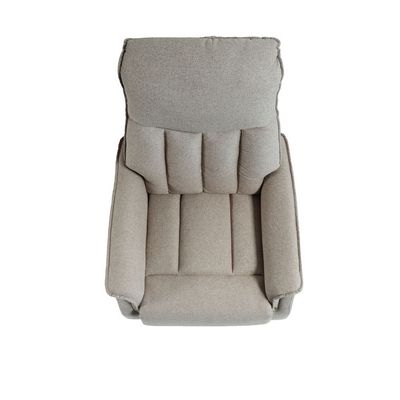 Danny 1 Seater Lift Chair w/ Electric Fabric Recliner - Brown