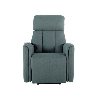 Grandia 1 Seater Lift Chair w/ Electric Fabric Recliner + Massage & Heating - Green