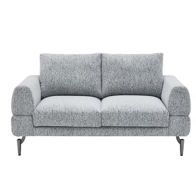 Pletora 2 Seater Fabric  Sofa - Light Grey