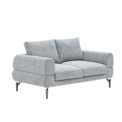 Pletora 2 Seater Fabric  Sofa - Light Grey