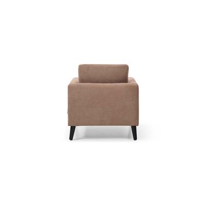 Merrie 1 Seater Fabric Sofa -  Brown