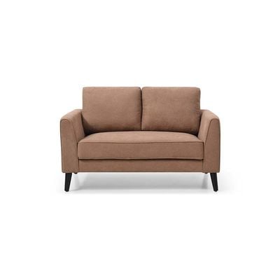 Merrie 2-Seater Fabric Sofa - Brown - With 2-Year Warranty