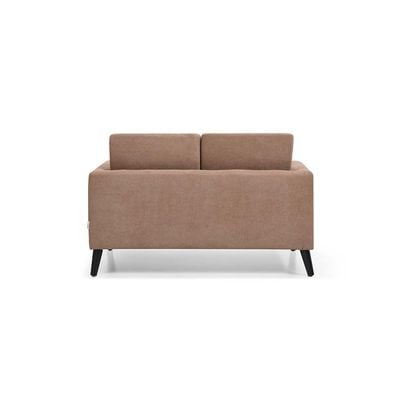 Merrie 2-Seater Fabric Sofa - Brown - With 2-Year Warranty