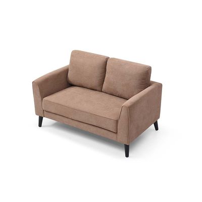 Merrie 2-Seater Fabric Sofa - Brown - With 2-Year Warranty