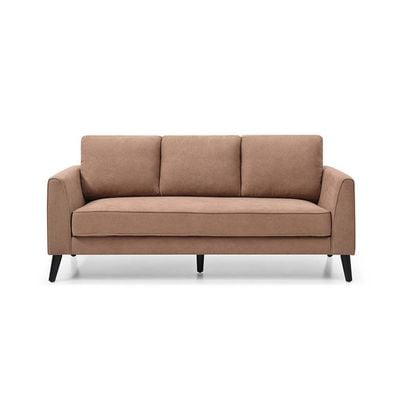 Merrie 3-Seater Fabric Sofa - Brown - With 2-Year Warranty