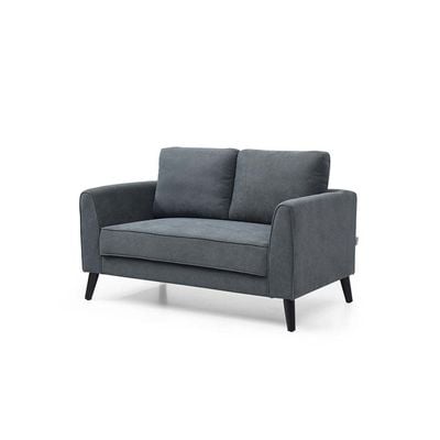 Merrie 2-Seater Fabric Sofa - Grey - With 2-Year Warranty