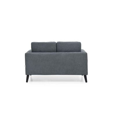 Merrie 2-Seater Fabric Sofa - Grey - With 2-Year Warranty