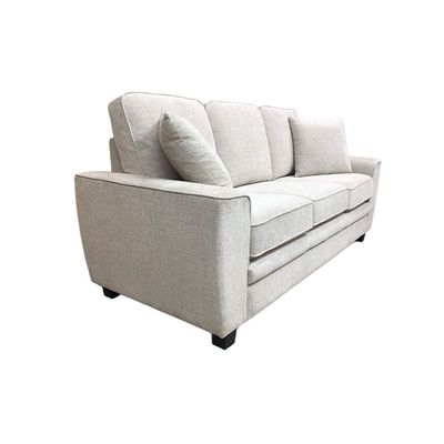 Aerox 3-Seater Fabric Sofa - Beige - With 2-Year Warranty