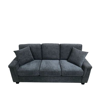 Rudhi 3 Seater Fabric Sofa -  Grey