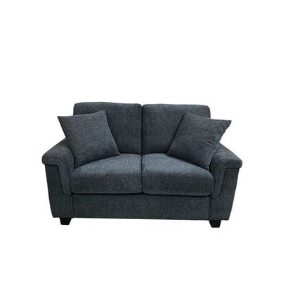 Rudhi 2 Seater Fabric Sofa -  Grey