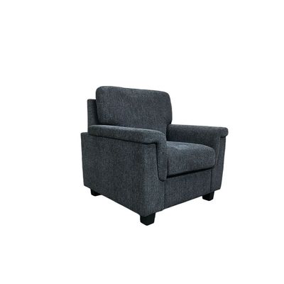 Rudhi 1 Seater Fabric Sofa -  Grey