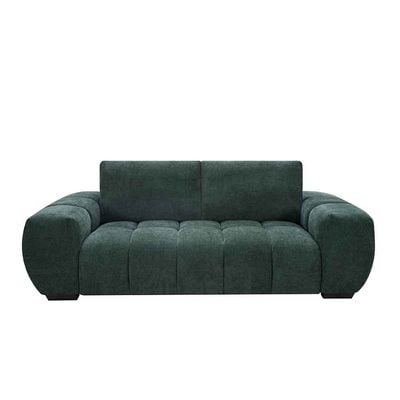 Forbes 3 Seater Fabric Sofa - Green