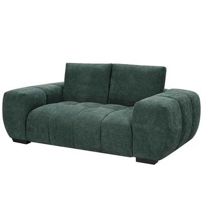 Forbes 2 Seater Fabric Sofa - Green