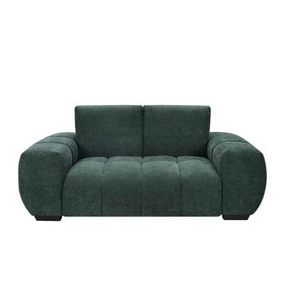 Forbes 2-Seater Fabric Sofa - Green - With 2-Year Warranty