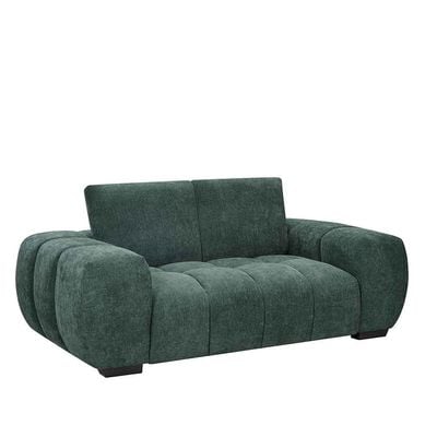 Forbes 2 Seater Fabric Sofa - Green