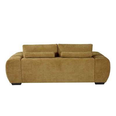 Forbes 3+2 Seater Fabric Sofa Set - yellow