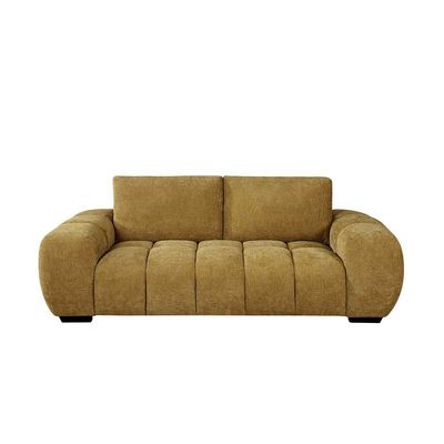 Forbes 3+2 Seater Fabric Sofa Set - yellow