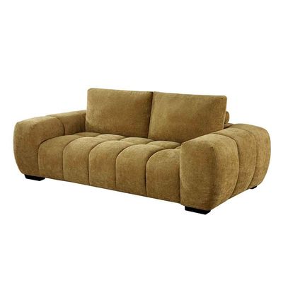 Forbes 3+2 Seater Fabric Sofa Set - yellow