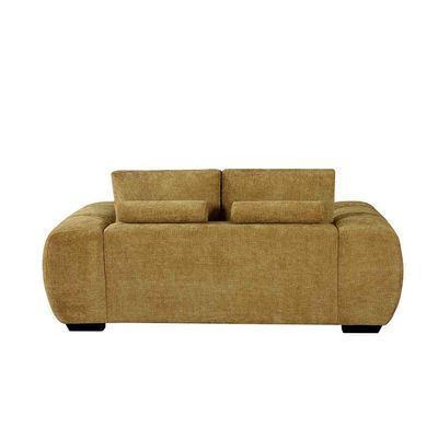 Forbes 3+2 Seater Fabric Sofa Set - yellow