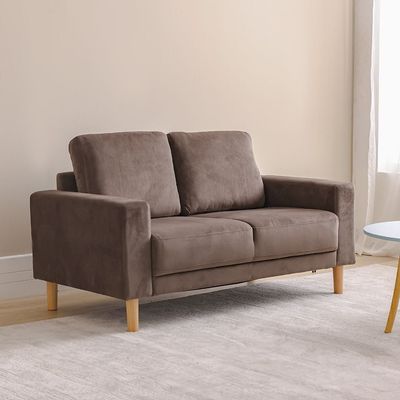 Costarica 2 Seater Fabric Sofa -  Brown