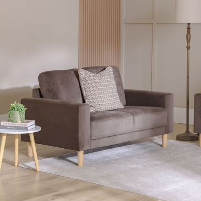 Costarica 2 Seater Fabric Sofa -  Brown