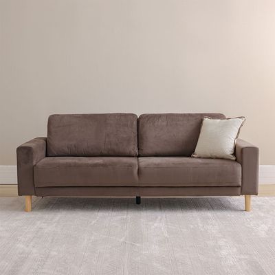 Costarica 3 Seater Fabric Sofa -  Brown