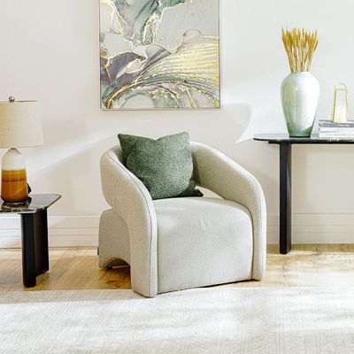 Oaklee 3+1 Seater Fabric  Sofa Set - Beige