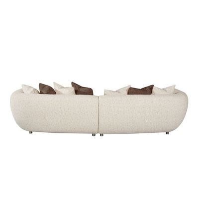 Abba 4+3 Seater Fabric Sofa Set - Beige