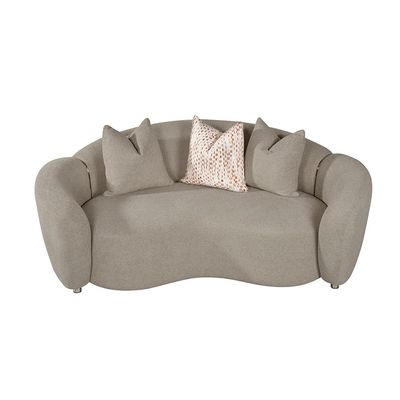 Hamman 2 Seater Fabric  Sofa -Light Brown