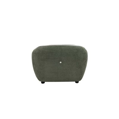 Tensor 1 Seater Fabric  Sofa - Green