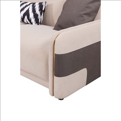 Redley 3 Seater Fabric  Sofa - Beige