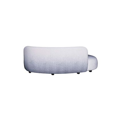 Kinston 3 Seater Fabric  Sofa -White / Black