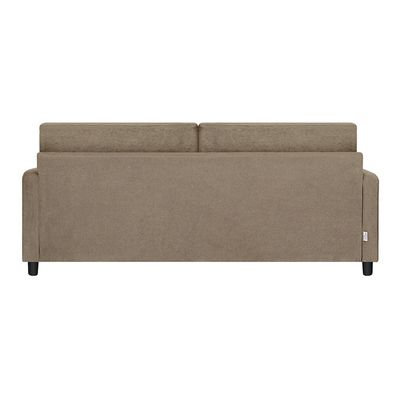 Vermax 3 Seater Fabric Sofa - Brown