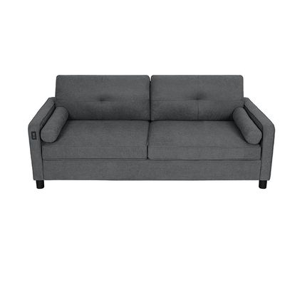 Vermax 3 Seater Fabric Sofa - Dark Blue