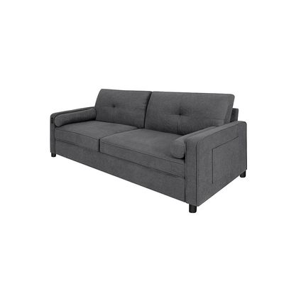 Vermax 3 Seater Fabric Sofa - Dark Blue