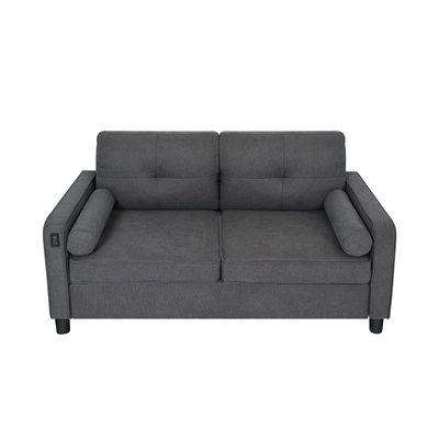 Vermax 2 Seater Fabric Sofa - Dark Blue