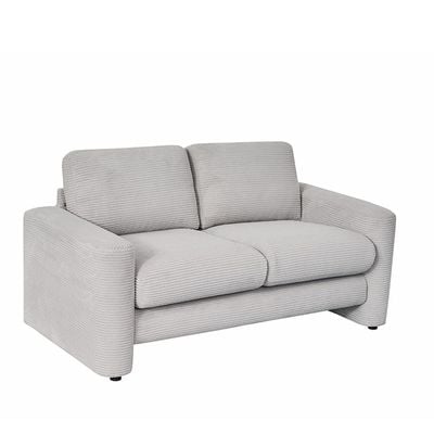 Miles 2 Seater Fabric Sofa -  Light Grey