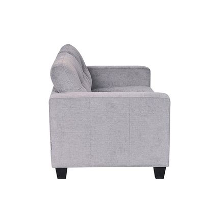 Amalia 2 Seater Fabric Sofa -  Light Grey