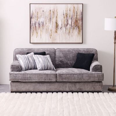 Goldcoast 7-Seater Fabric Sofa Set - Grey - With 2-Year Warranty