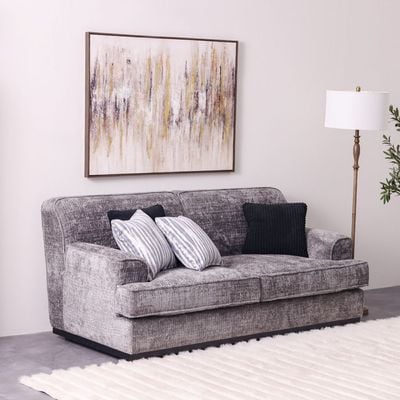 Goldcoast 7-Seater Fabric Sofa Set - Grey - With 2-Year Warranty