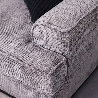 Goldcoast 2-Seater Fabric Sofa - Grey - With 2-Year Warranty