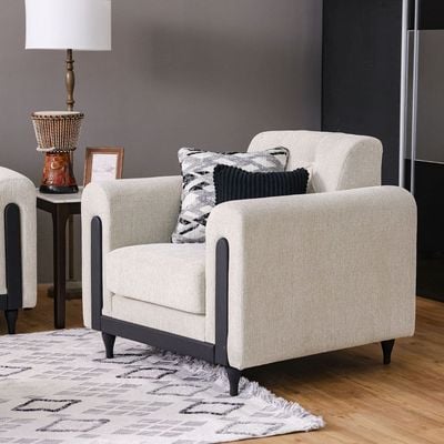 Nimrod 6-Seater Fabric Sofa Set - Beige - With 2-Year Warranty