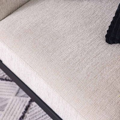 Nimrod 1-Seater Fabric Sofa - Beige - With 2-Year Warranty