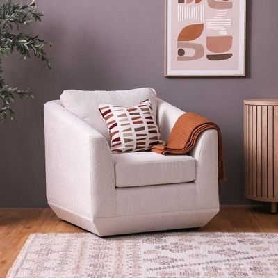 Stamford 6-Seater Fabric Sofa Set - Beige - With 2-Year Warranty