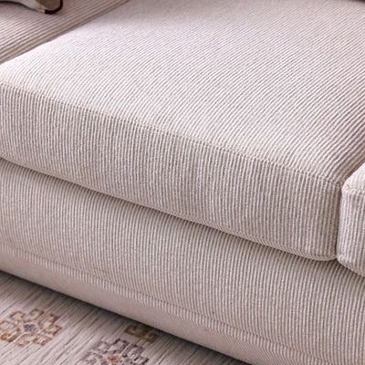 Stamford 6-Seater Fabric Sofa Set - Beige - With 2-Year Warranty