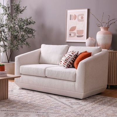 Stamford 2 Seater Fabric Sofa - Beige